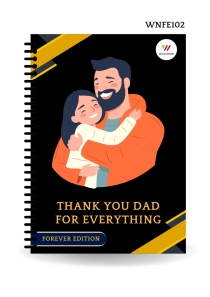 Thank You Dad For Everything Print Premium Notebook